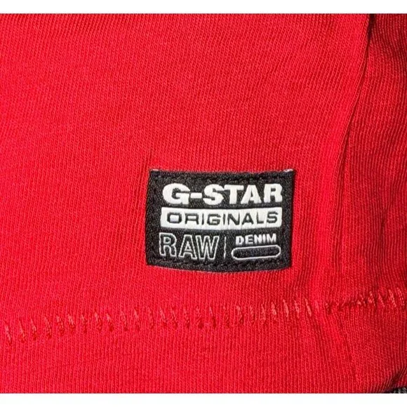 G-Star RAW Front Seam R Tee in Baron Red – Women’s Multiple Sizes (NWT) - Picture 5 of 12